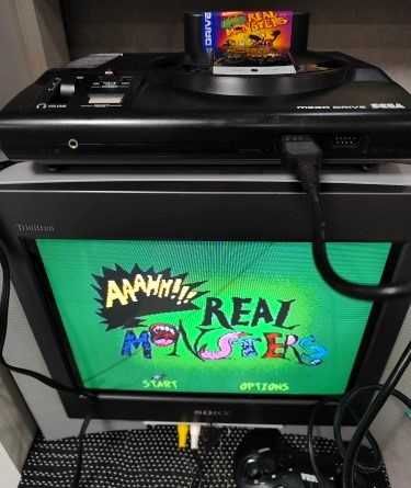 Cabo AV para Sega Mega Drive I - Novo e Lacrado