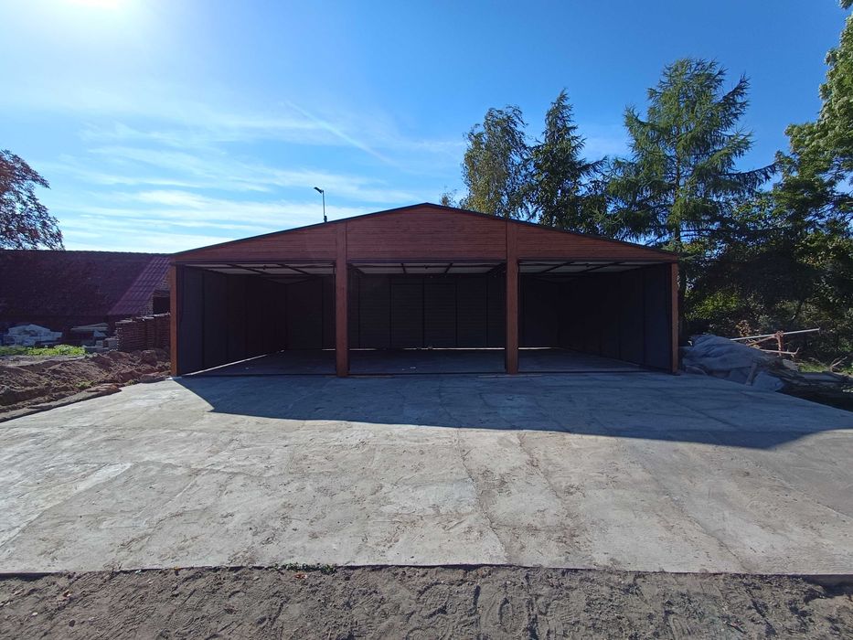 Garaż blaszany garaż blaszak garaże  profil  9*6 7*5 PARCZEW