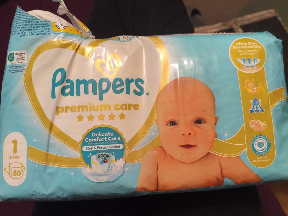 Pieluchy Pampers premium care rozm  1