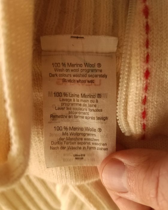 Norweski sweter Ulvang 100% wełna merino, r. M
