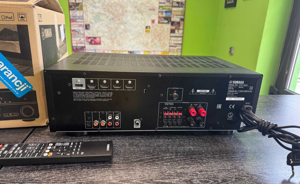 Amplituner YAMAHA HTR-2067 + Pilot
