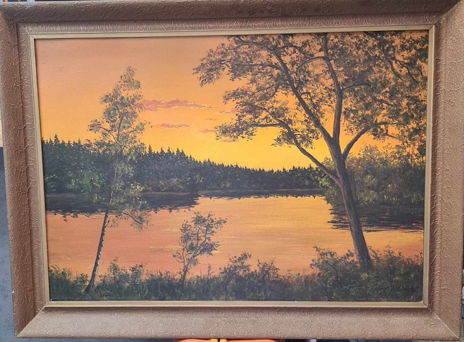 Obraz 107x80cm M. J. ŻWIRSKI Duży Unikat