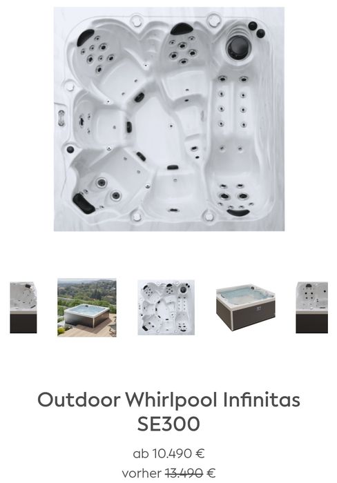 Jacuzzi ogrodowe Infinitas SE300 Made in Germany