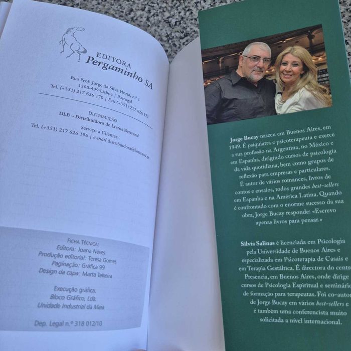 Livro totalmente novo "Viver sem Ti" de Jorge Bucay e Silvia Salinas