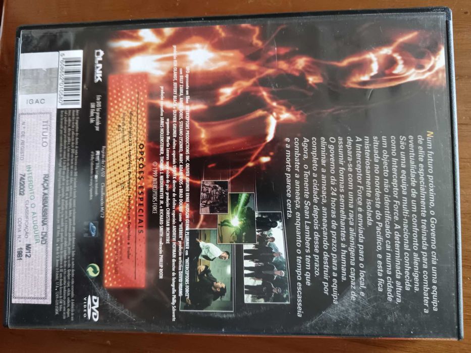 filme dvd original - raça assassina
