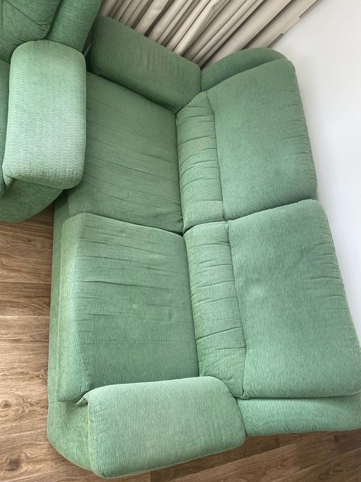 Conjunto de Sofás Verde - 3 Peças - 90€