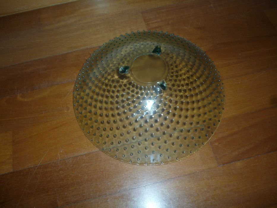 Taça  de vidro decorativa