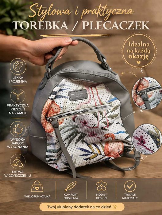 Damski plecaczek, david jones paris