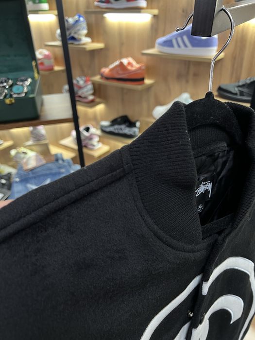 Бомбер Куртка Stussy SS Link Varsity Black