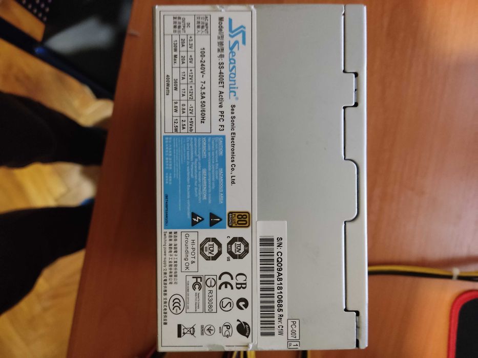 Seasonic SS-400ET Active PFC 400 w