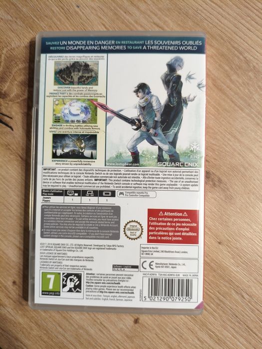 Lost Sphear Switch