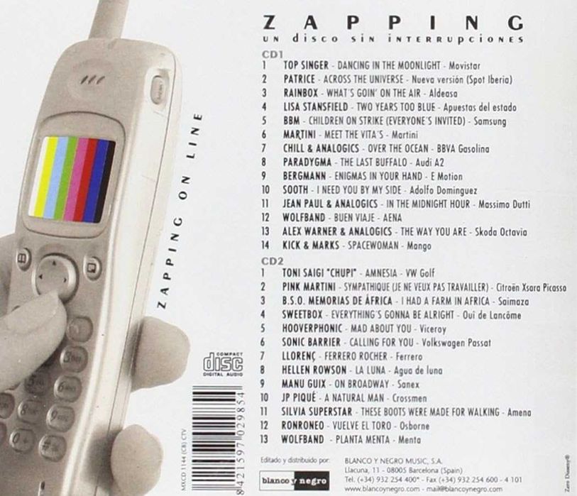 Zapping - Un Disco Sin Interrupciones cd duplo