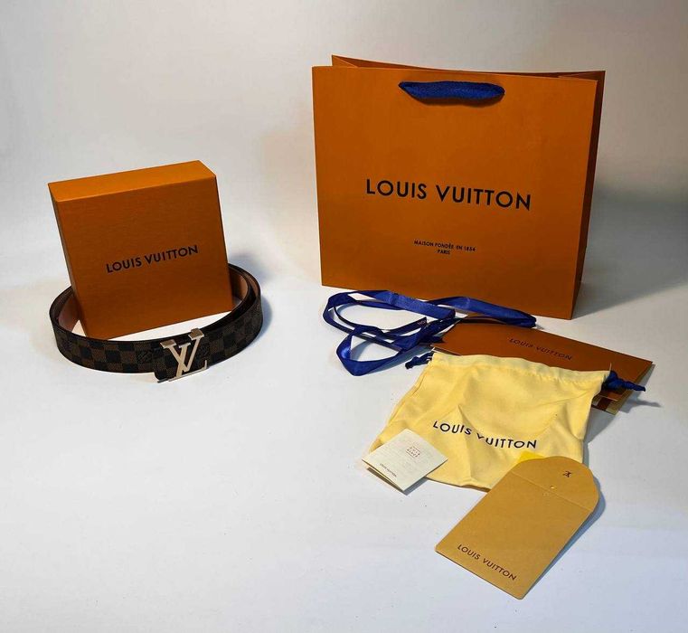 Louis Vuitton Pasek firmowy męski, damski, skóra 2301.29