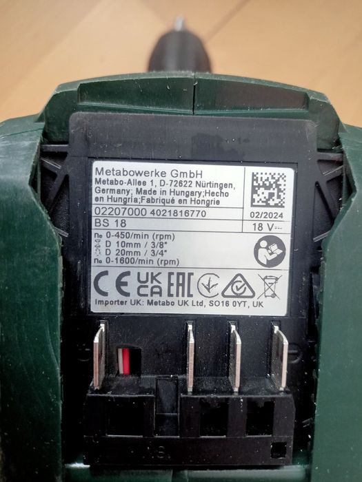 Wkrętarka Metabo BS 18