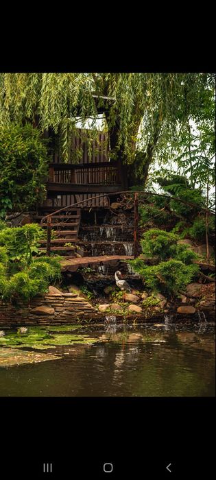 Аренда дома посуточно на Днепре. Бассейн. Баня. Бильярд. Лес. Чан.