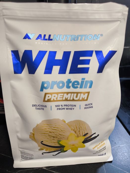 Białko allnutrition whey protein vanilla sky waniliowe