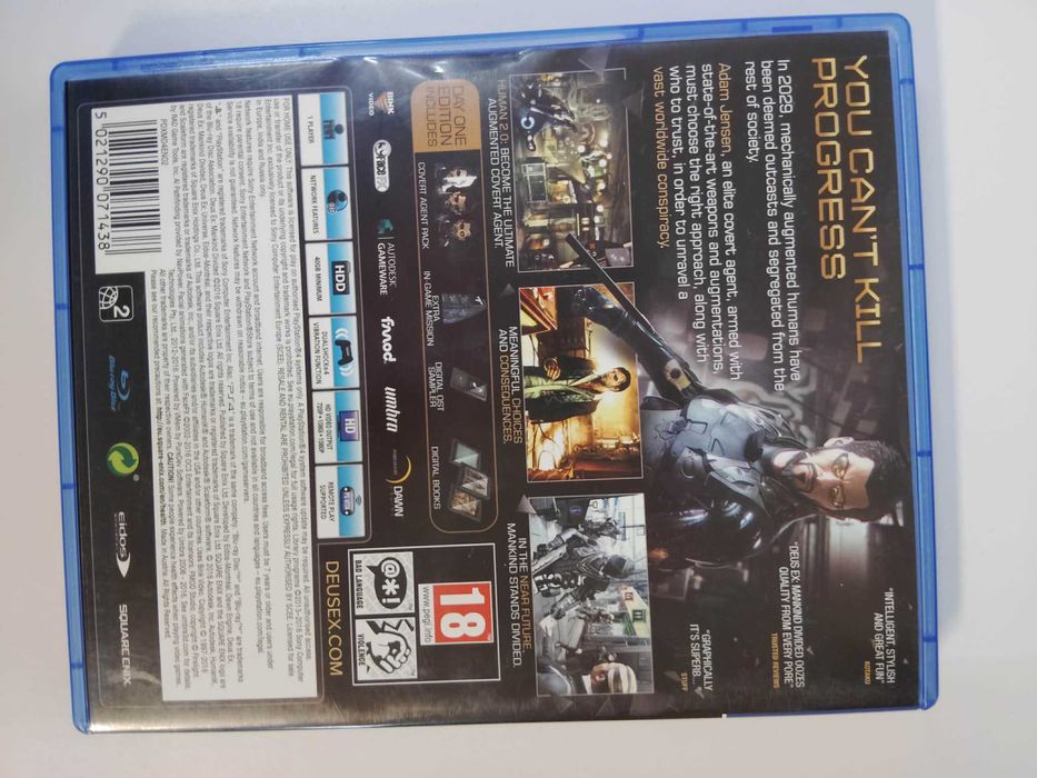 Deus Ex Mankind Divided PS4 Polskie napisy w grze