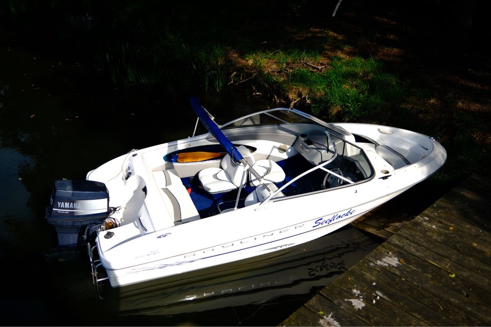 Łódka Łódz Motorówka Bayliner Capri 1600 LS 1998 | Yamaha 90 KM Autolube | Przyczepa Jedyna taka w Polsce Stan kolekcjonerski