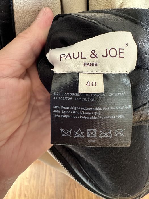 Paul and Joe  kozuszek dwustronny ze skory.