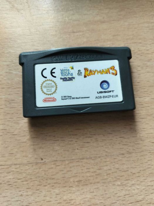 jogo gameboy advance winnie the pooh and rayman 3