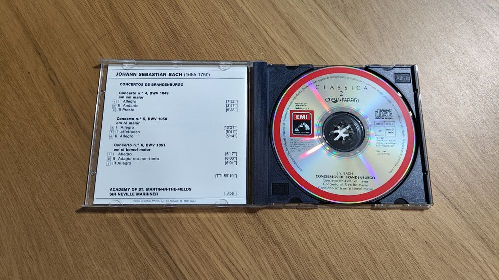 Bach Concertos de Brandenburgo 4, 5, 6