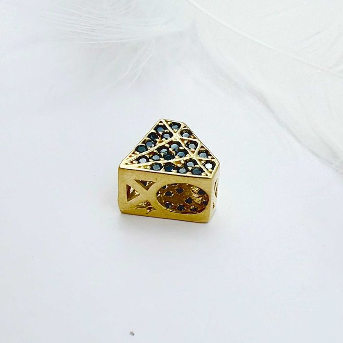 Nowy złoty CHARMS PR.585 / DIAMENT