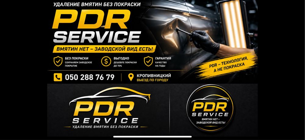 PDR  УДАЛЕНИЕ ВМЯТИН БЕЗ ПОКРАСКИ