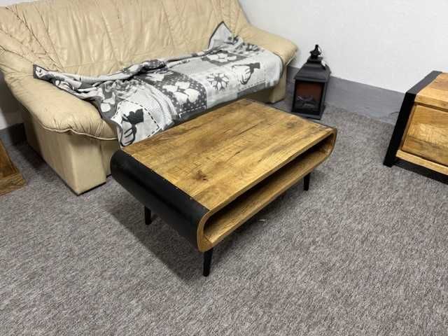 Stolik do salonu, kawowy... Edge Loft style Nowy  Faktura Vat
