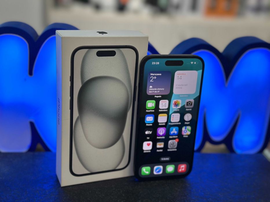 Smartfon APPLE iPhone 15 5G 128GB 6.1" Black / RATY