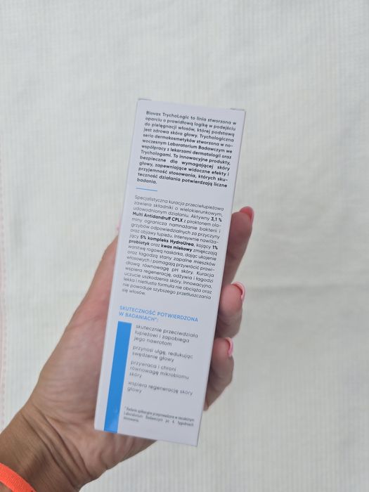 Biovax Trychologic – Serum do skóry głowy Łupież