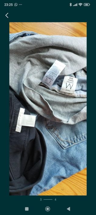 Spodnie ciążowe jeansowe