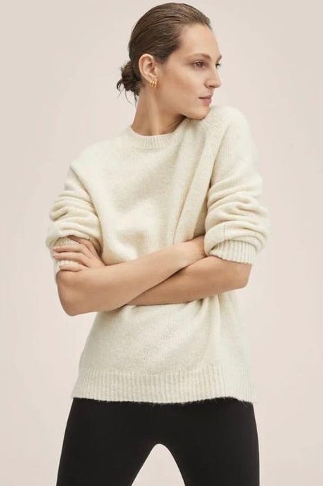 Білий Светр кофта з вовни та кашеміру