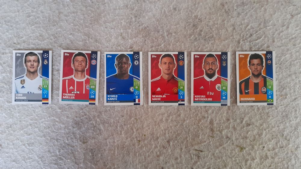 Cromos Topps UEFA Champions League 2016-22