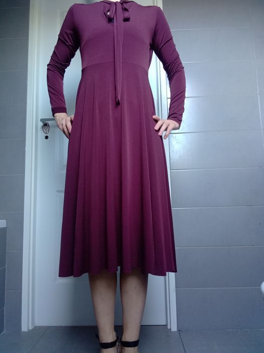 Zara elegancka sukienka biurowa