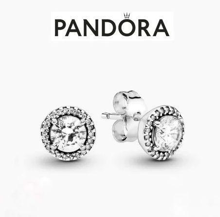 Срібні сережки Pandora Classic Elegance оригінал