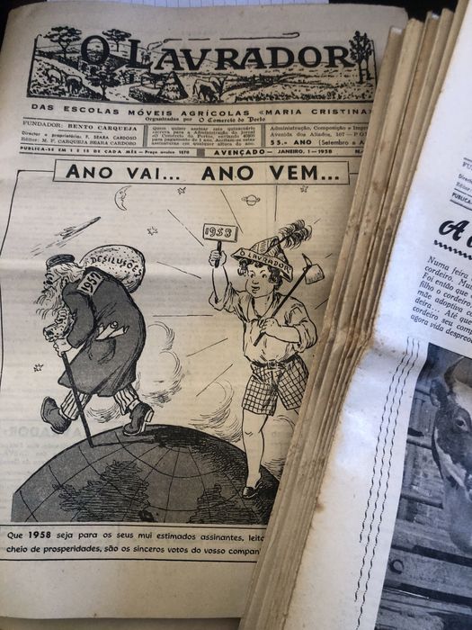 20 jornais O Lavrador entre 1955 e 1959