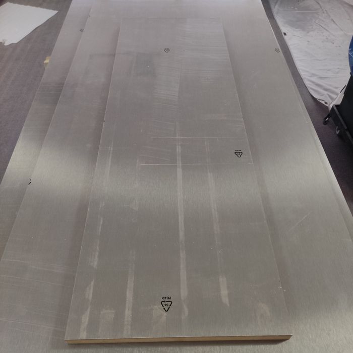 Płyta AL03 Brushed Inox Kronospan