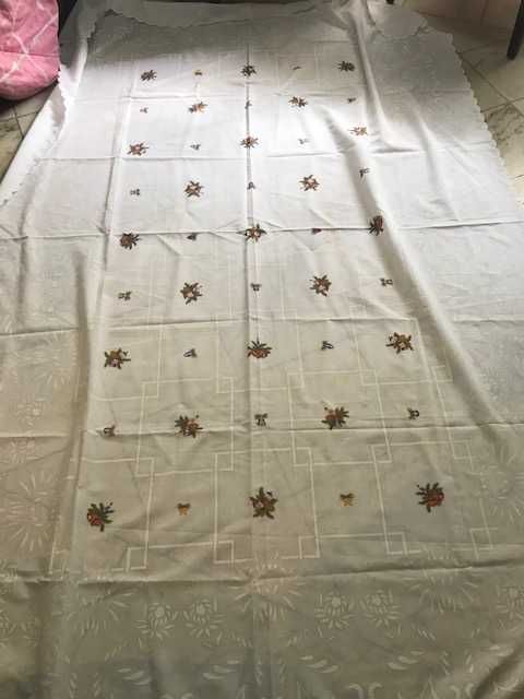 Toalhas de mesa de natal redonda e retangulares