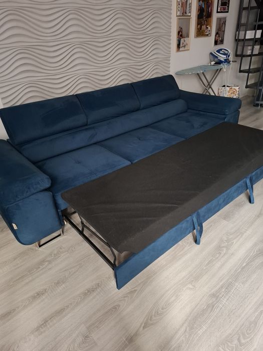 Kanapa  rozkładana welur