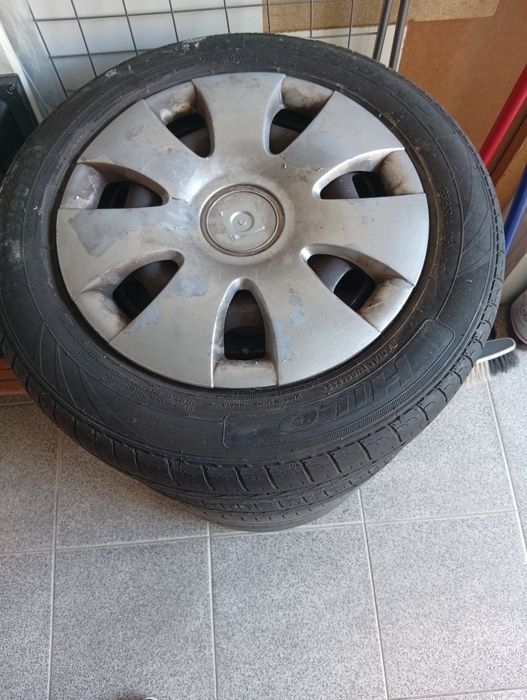 Jantes 14 e pneus furacão 5x100