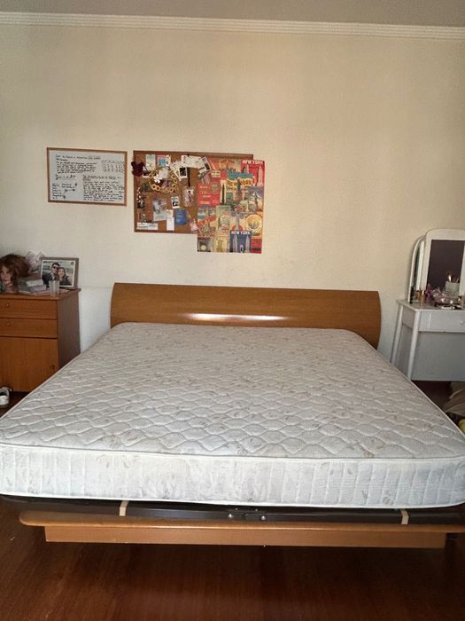 Cama ZAGO Feita a medida de Madeira com Colchão de Molas Ventilado