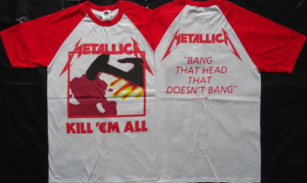 Koszulka Baseball T-Shirt Metallica KillEmAll Official Oryginał z USA