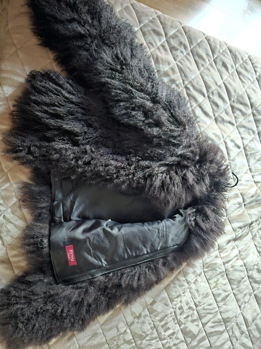 Futerko lama kurtka S naturalna