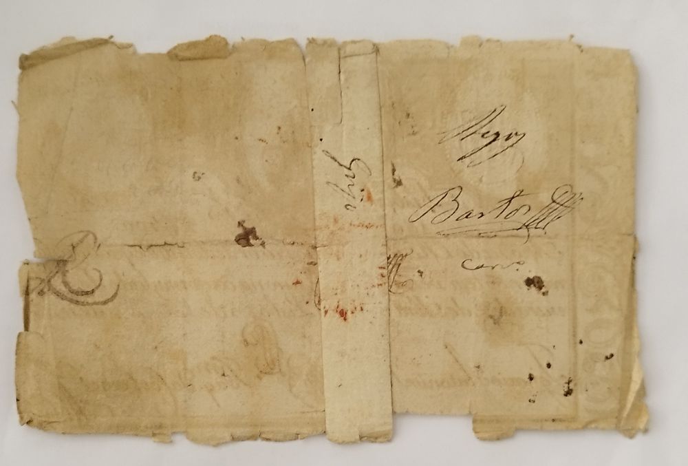 Apólice do Real Erário - dois mil e quatrocentos reis