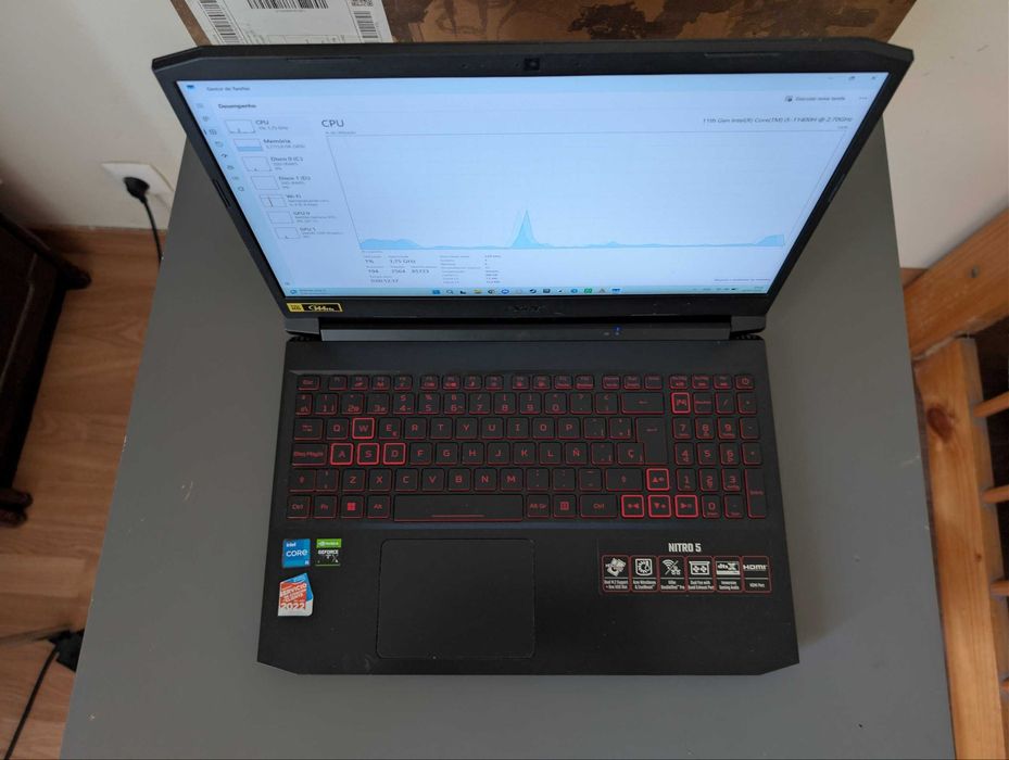 Acer Nitro 5 | i5-11400H | RTX 3050 Ti | 16GB RAM | SSD 512GB | 144Hz | Layout ES