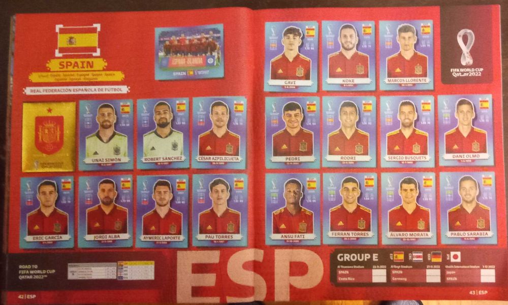 Mundial 2022 - Qatar - Caderneta completa - Panini - - - - - Cromos