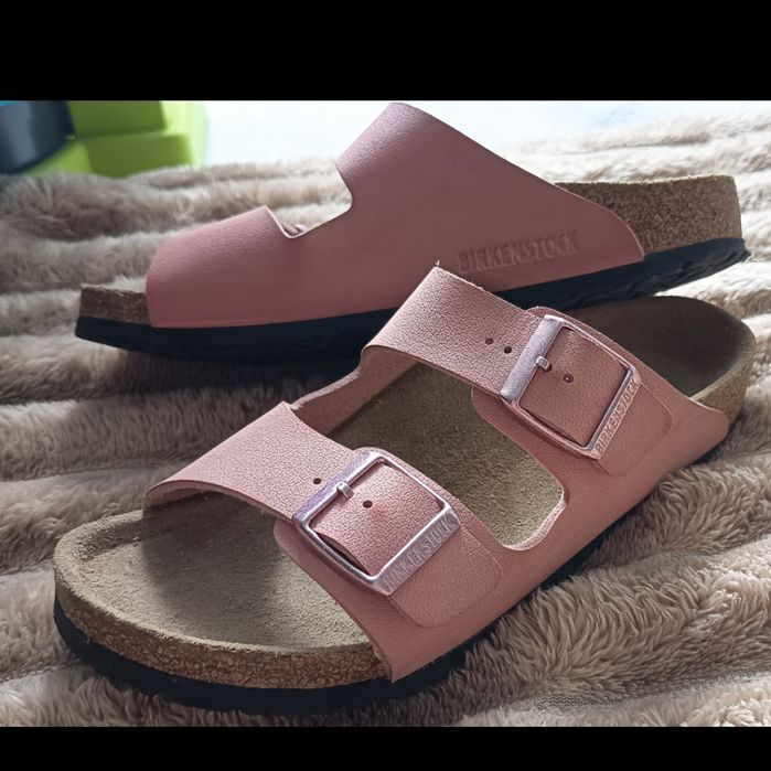 Биркенштоки ортопедичні шльопанці шльопки birkenstock arizona рожеві 35 36 біркенштоки взуття б у