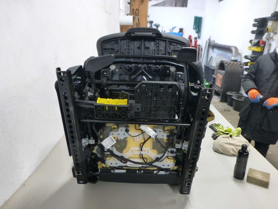 fotel lewy przód RECARO kubełek pompowany ortopedyczny KBA 91284