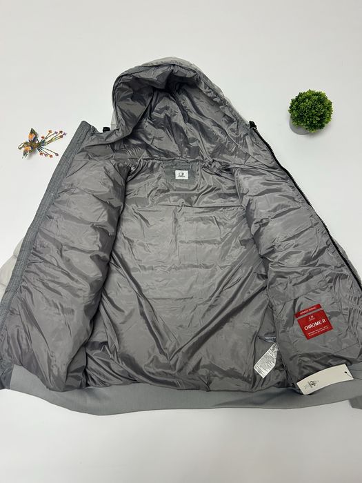 -Пуховик  C.P. company D.D. Shell Hooded Down Jacket (З лінзою)