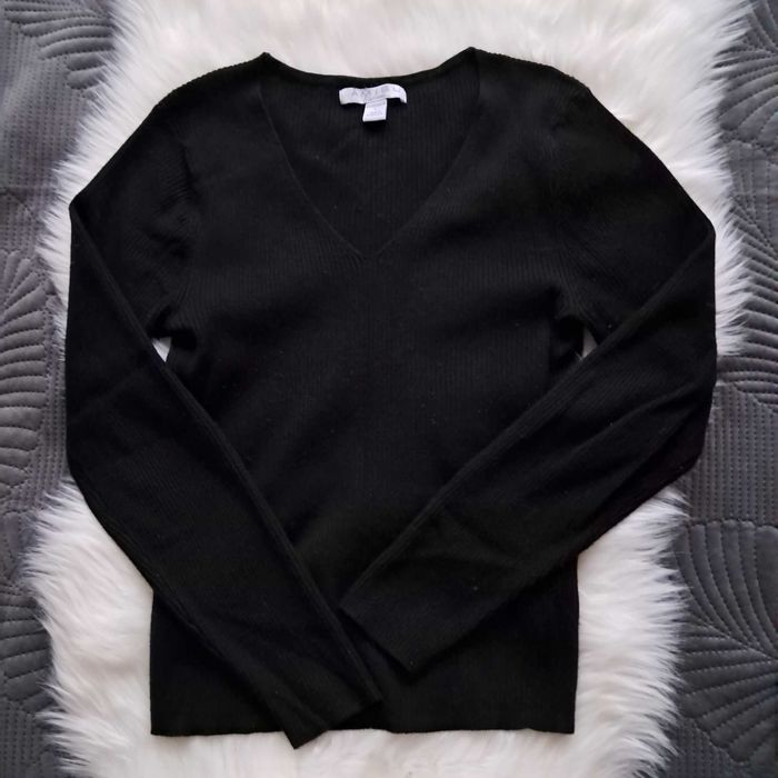 Sweterek damski czarny